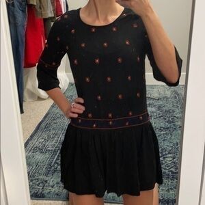 Hinge from Nordstrom embroidered mini dress